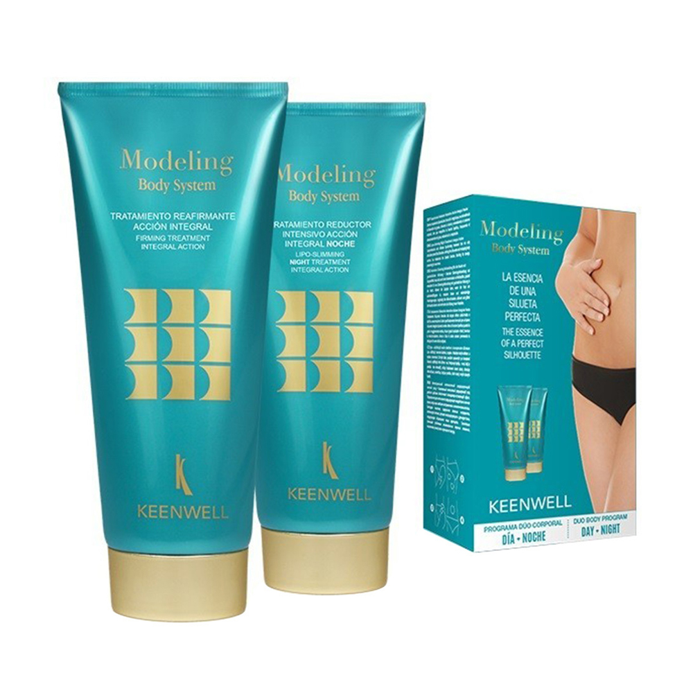 Інтегральний комплекс для тіла Keenwell Modeling Body System Firming Treatment Integral Action (зміцнювальний, 200 мл + редукувальний нічний, 200 мл)